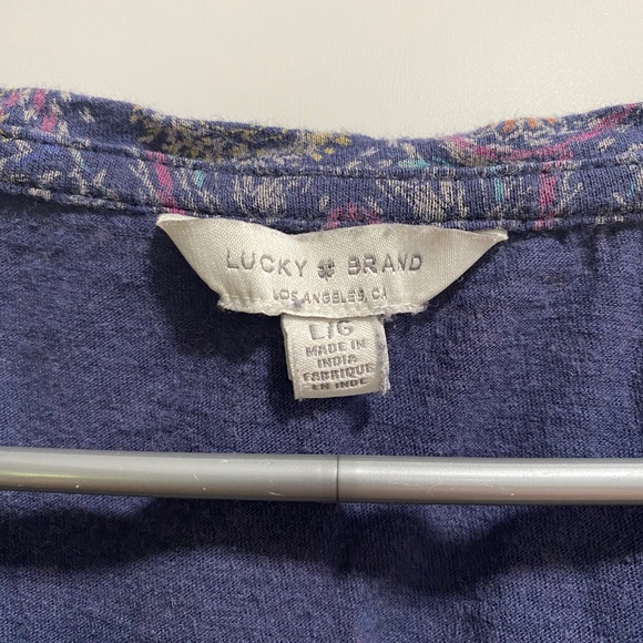 Lucky Brand women’s top size Large - Picture 3 of 3